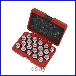 Sealey Locking Wheel Nut Key Set 20pc Vauxhall-C Garage Storage Case