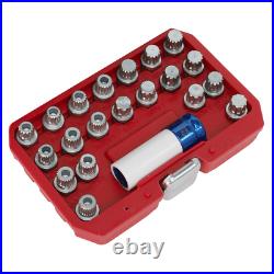 Sealey Locking Wheel Nut Key Set 21 Pieces Fits BMW & Mini Vehicles SX209