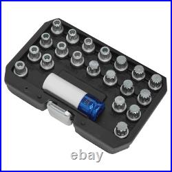 Sealey Locking Wheel Nut Key Set 21 Pieces Fits BMW & Mini Vehicles SX209