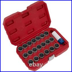 Sealey Locking Wheel Nut Key Set 21pc BMW SX217