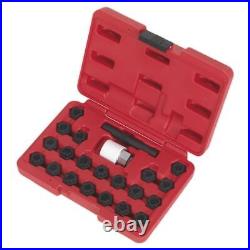 Sealey Locking Wheel Nut Key Set 22pc Audi Garage Storage Case