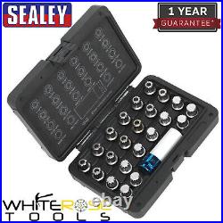 Sealey Locking Wheel Nut Key Set 23pc VAG Garage Storage Case