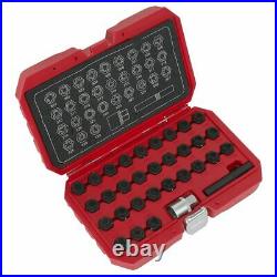 Sealey Locking Wheel Nut Key Set 32pc Sx213