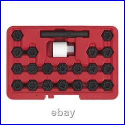Sealey Locking Wheel Nut Key Set for Audi 22pc