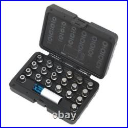 Sealey Locking Wheel Nut Key Set for BMW & Mini 21pc