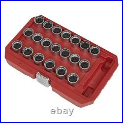 Sealey Locking Wheel Nut Key Set for VAG 20pc
