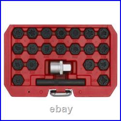 Sealey Locking Wheel Nut Key Set for VAG 22pc