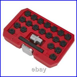 Sealey Locking Wheel Nut Key Set for VAG 22pc