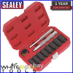 Sealey Locking Wheel Nut Removal Set 10pc Garage Storage Case