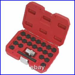 Sealey SX207 Locking Wheel Nut Key Set 22pc BMW