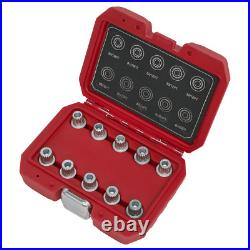 Sealey SX208 Locking Wheel Nut Key Set 10 Piece for BMW & Mini