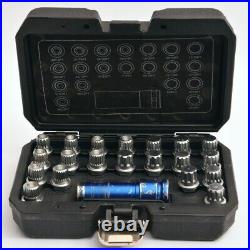 Sealey SX209. V2 21pc Locking Wheel Nut Key Set with Hard Case BMW & Mini (U)