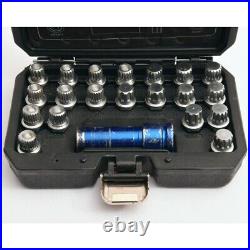 Sealey SX209. V2 21pc Locking Wheel Nut Key Set with Hard Case BMW & Mini (U)
