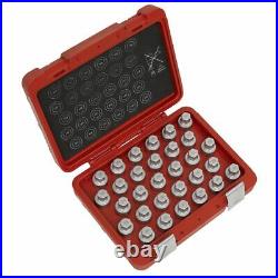 Sealey SX212 Locking Wheel Nut Key Set 30pc For Mercedes