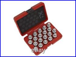 Sealey SX214 Locking Wheel Nut Key Set 20pc Vauxhall-A