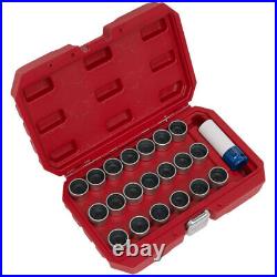 Sealey SX217 Locking Wheel Nut Key Set 21pc BMW