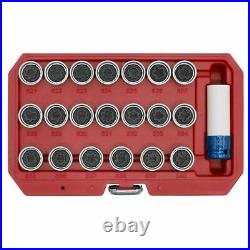 Sealey SX219 Locking Wheel Nut Key Set 20pc For VAG