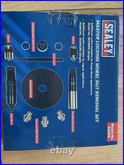 Sealey SX299 Master Locking Wheel Nut Remover Removal Tool Set Remover NEW