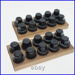 Set Of Range Rover Sport L494 Vogue L405 Black Locking Wheel Nuts Locks Lockers