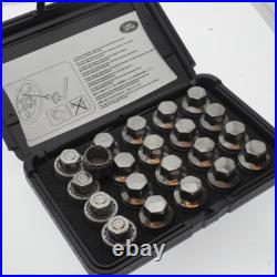 Set Of Range Rover Sport L494 Vogue L405 Silver Locking Wheel Nuts Locks Lockers