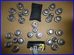 Set Wheel Nuts/locking Wheelnuts-genuine Land Rover-defender+caps+key-alloys