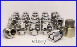 Set of 20 x M12 x 1.5, Alloy Wheel Nuts and Evo Locking Nuts for Toyota/Lexus S