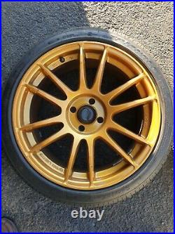 Set of 4 17 Mk2 Mazda MX-5 alloy wheels with 4 nearly new tyres & locking nuts