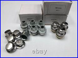 Silver Locking Wheel Nut Set & 18 Nuts to fit Land Rover Defender Alloy Wheels