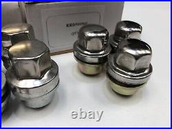 Silver Locking Wheel Nut Set & 18 Nuts to fit Land Rover Defender Alloy Wheels