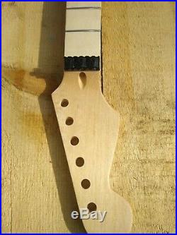 Strat Guitar Neck With Floyd Locking Nut Truss Wheel Ss Frets Guitar Neck Diy