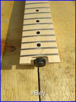 Strat Guitar Neck With Floyd Locking Nut Truss Wheel Ss Frets Guitar Neck Diy