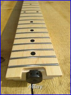 Strat Guitar Neck With Floyd Locking Nut Truss Wheel Ss Frets Guitar Neck Diy