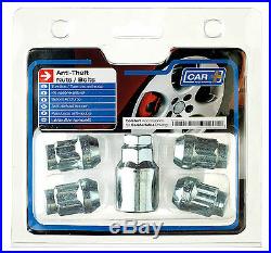 Sumex Anti Theft Locking Wheel Bolts Nuts + Key to fit Ford Mondeo (4 & 5 Holes)