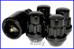 Superforma Capped Steel Locking Wheel Nuts M12x1.25 Black