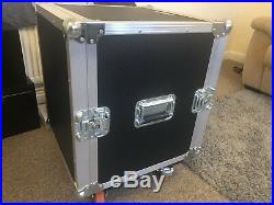 Swan Flight Case, On Wheels Design 19inch Rack Mount. Comes With Nuts and bolts