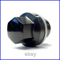 TPi 16x M14x1.50 22mm Black Alloy Wheel Nuts Bimecc Locks RANGE ROVER VOGUE L405