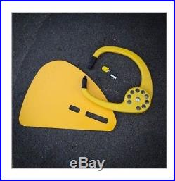 The Pitbull Combo Set Wheel Boot Lock With Lug Nut Shield Blocker A424P-Yellow