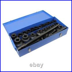 US PRO Tools 26pc Socket Set With Ratchet Set 3/4 & 1 Dr 21 65mm 3735