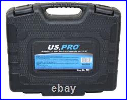 US PRO Tools Master Universal Locking Wheel Nut Remover, Removal Kit NEW 3651