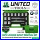 United Tools 15pc Locking Wheel Nut Removal Set Chrome Molybdenum Tool Kit