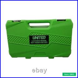 United Tools 15pc Locking Wheel Nut Removal Set Chrome Molybdenum Tool Kit