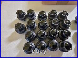VPLEW0162 2020-2023 Defender Set Of Black Wheel Lug Nuts With Lock New Oem