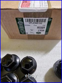VPLEW0162 2020-2023 Defender Set Of Black Wheel Lug Nuts With Lock New Oem