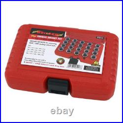 VW SEAT 20pc Locking Wheel Nut Key Socket Set VAG Code 541-560 Removal