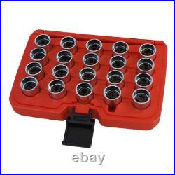 VW SEAT 20pc Locking Wheel Nut Key Socket Set VAG Code 541-560 Removal