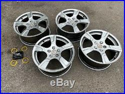 VW T5 Sportline OEM Alloy Wheels, bolts, centres, caps and locking nuts