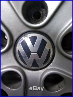 VW T5 Thunder 17 alloy wheels. Excellent All Season tyres. VW Locking nuts