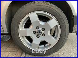 VW Transporter 18 alloys and tyres, locking wheel nuts, Pirelli Scorpions 7mm