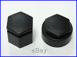 Vauxhall Astra Mokka Insignia Zafira Wheel Nut Bolt Covers Locking Caps Black