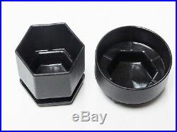 Vauxhall Astra Mokka Insignia Zafira Wheel Nut Bolt Covers Locking Caps Black